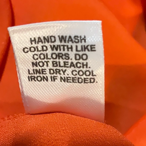 NWT Cato Orange Flutter Sleeve Top -Size Small - Picture 11 of 11